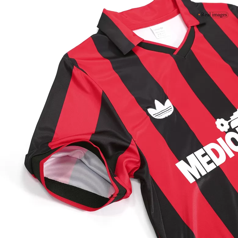 AC Milan Retro Jersey Home Soccer Shirt 1990/91 - bestsoccerstore