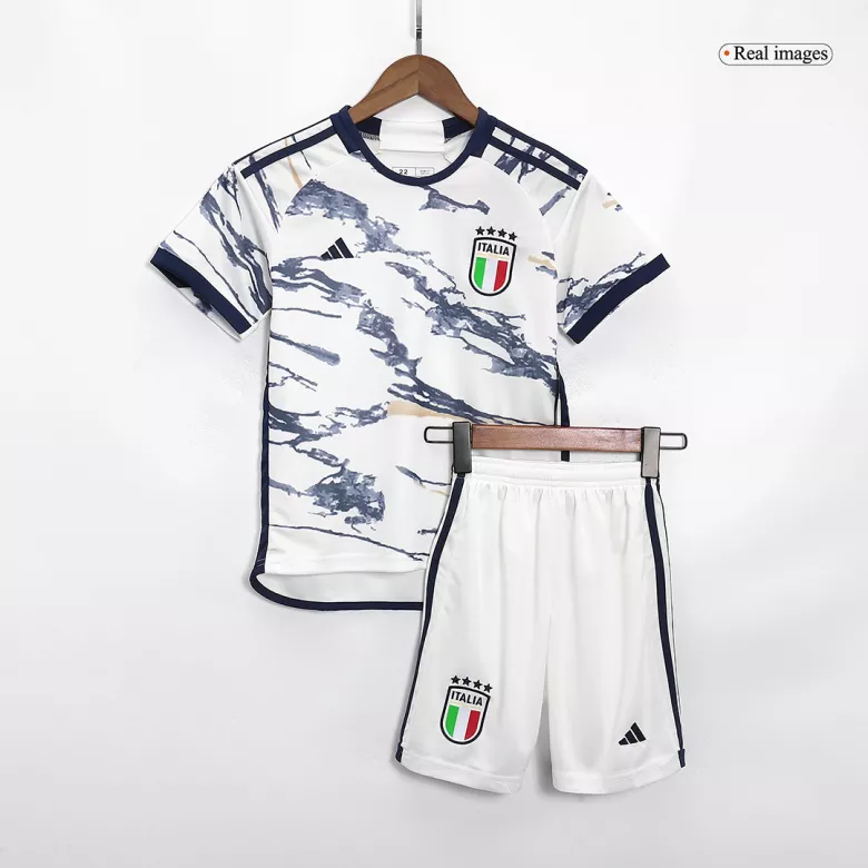 Kid's Italy Jersey Custom Away Soccer Soccer Kits 2023/24 - bestsoccerstore