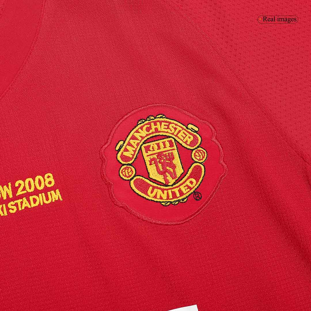 RONALDO #7 Manchester United Retro Jersey Home Soccer Shirt 2007/08 - UCL Final - bestsoccerstore
