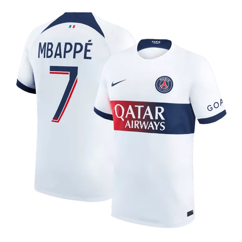 PSG Jersey Custom MBAPPÉ #7 Soccer Jersey Away 2023/24 - bestsoccerstore