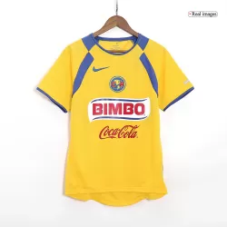 Club America Jersey Las Aguilas Black & Yellow Retro Soccer 