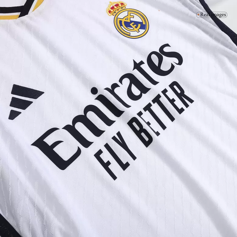 Authentic Soccer Jersey Real Madrid Home Shirt 2023/24UCL FINAL - bestsoccerstore