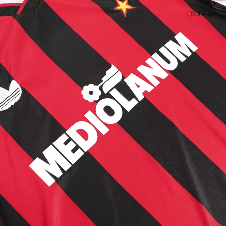 AC Milan Retro Jersey Home Soccer Shirt 1990/91 - bestsoccerstore