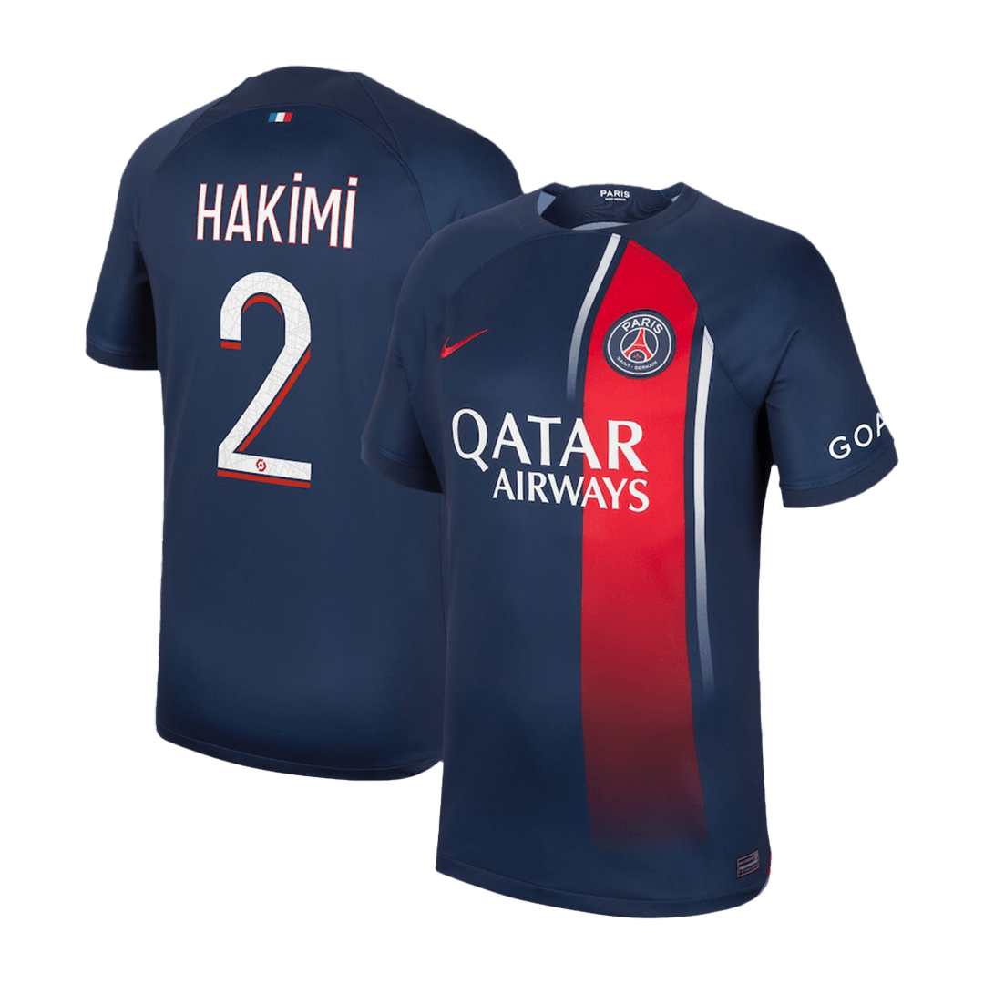 PSG Jersey Custom HAKIMI 2 Soccer Jersey Home 2023/24