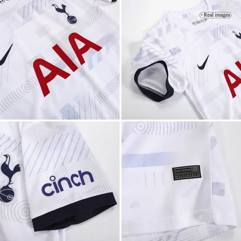 Kid's Tottenham Hotspur Jersey Custom Home Soccer Soccer Kits 2023/24 - bestsoccerstore