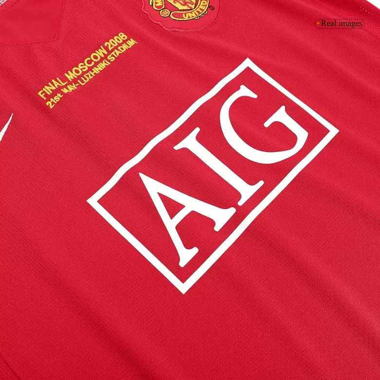 ROONEY #10 Manchester United Retro Jersey Home Soccer Shirt 2007/08 - UCL Final - bestsoccerstore