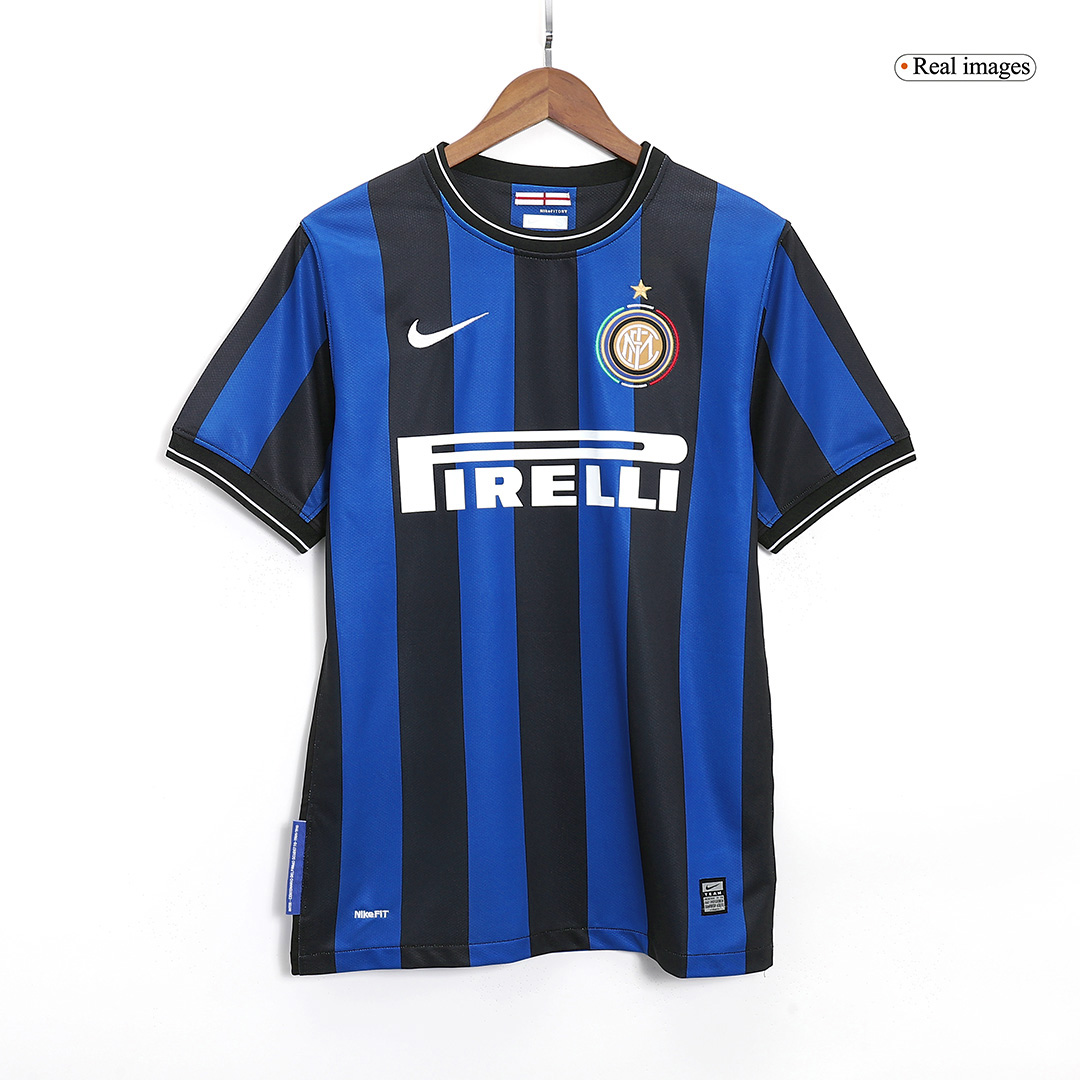 Inter Milan Jersey Custom Home Soccer Retro Jersey 2009/10