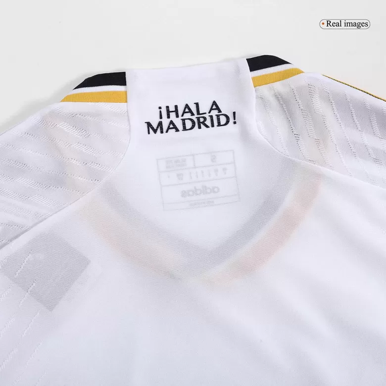 Authentic BELLINGHAM #5 Soccer Jersey Real Madrid Home Shirt 2023/24- UCL FINAL - bestsoccerstore