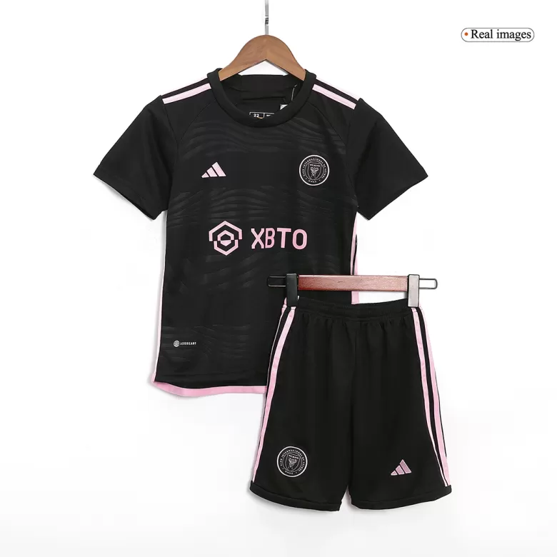 Kid's Inter Miami CF Whole Kits Custom Away Soccer Kit 2023/24 - bestsoccerstore