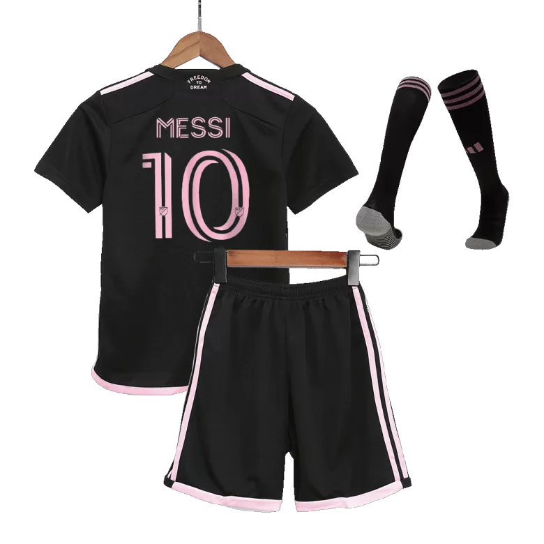 MESSI #10 Inter Miami CF Jersey Away Kids Soccer Jersey 2023/24 - bestsoccerstore