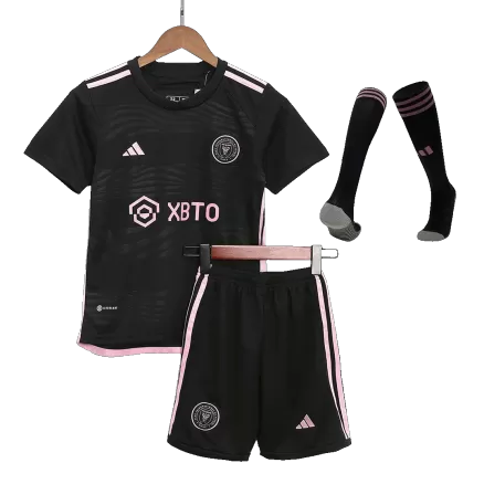 Kid's Inter Miami CF Whole Kits Custom Away Soccer Kit 2023/24 - bestsoccerstore