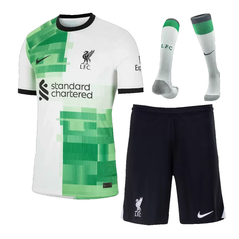 Liverpool Jersey Custom Away Soccer Jersey Full Kit 2023 24