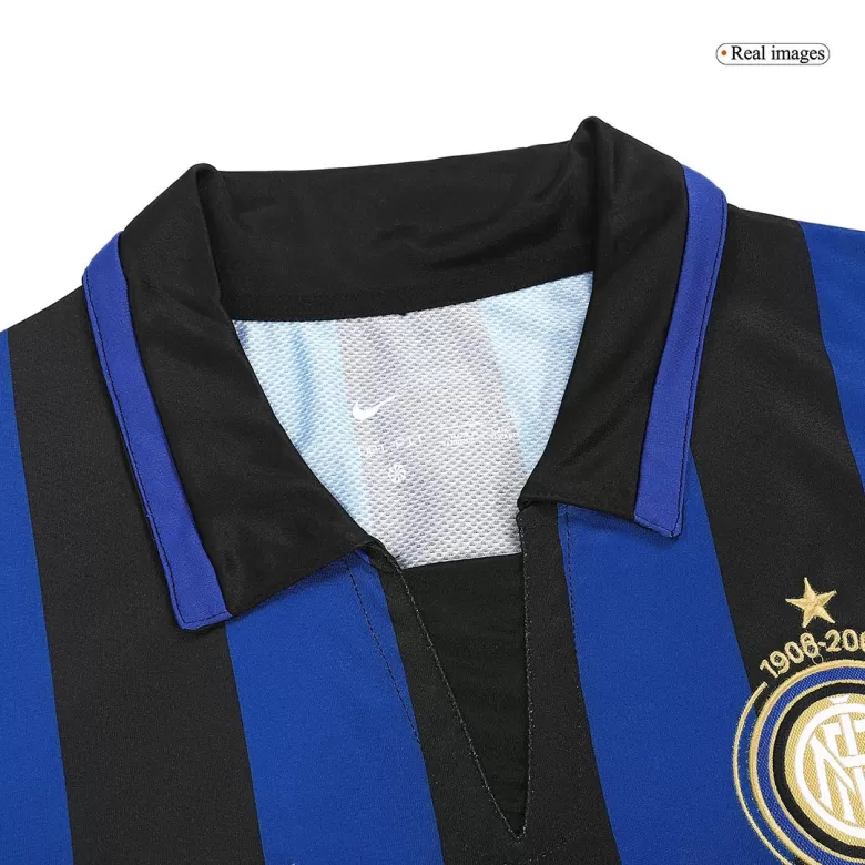 Inter Milan Jersey Custom Home Soccer Retro Jersey 2007/08 - bestsoccerstore