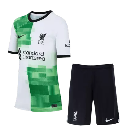 Kid's Liverpool Jersey Custom Away Soccer Soccer Kits 2023/24 - bestsoccerstore