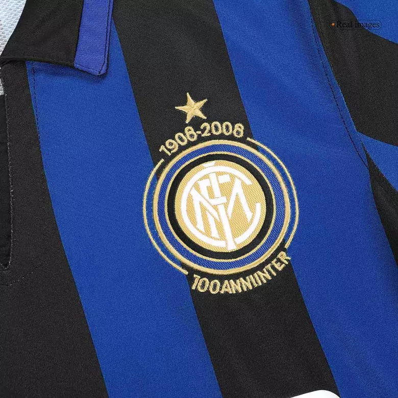 Inter Milan Jersey Custom Home Soccer Retro Jersey 2007/08 - bestsoccerstore