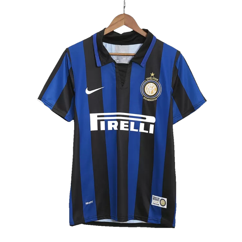 Inter Milan Jersey Custom Home Soccer Retro Jersey 2007/08 - bestsoccerstore