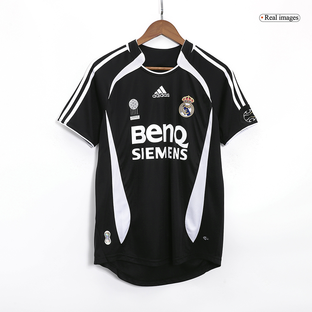 SERGIO RAMOS #4 Real Madrid Retro Jersey Away Soccer Shirt 2006/07 - bestsoccerstore