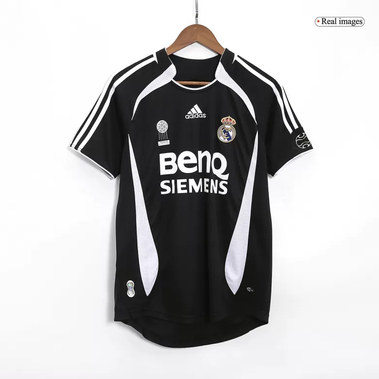 Real Madrid Jersey Custom Away Soccer Retro Jersey 2006/07 - bestsoccerstore