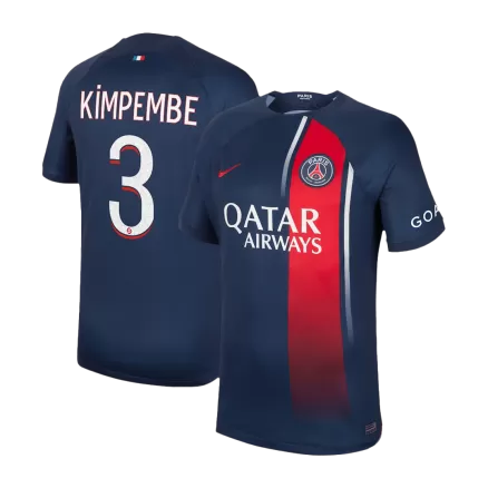 PSG Jersey Custom KIMPEMBE #3 Soccer Jersey Home 2023/24 - bestsoccerstore