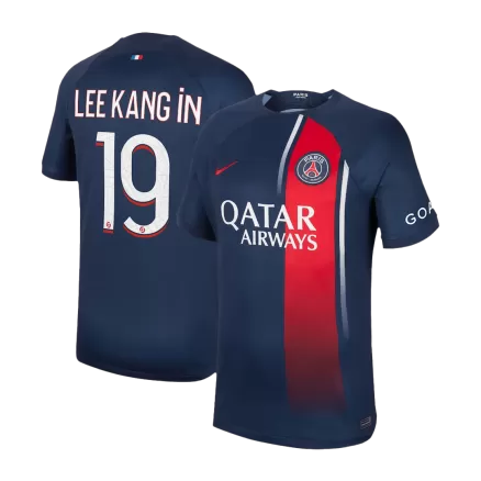 PSG Jersey Custom LEE KANG IN #19 Soccer Jersey Home 2023/24 - bestsoccerstore