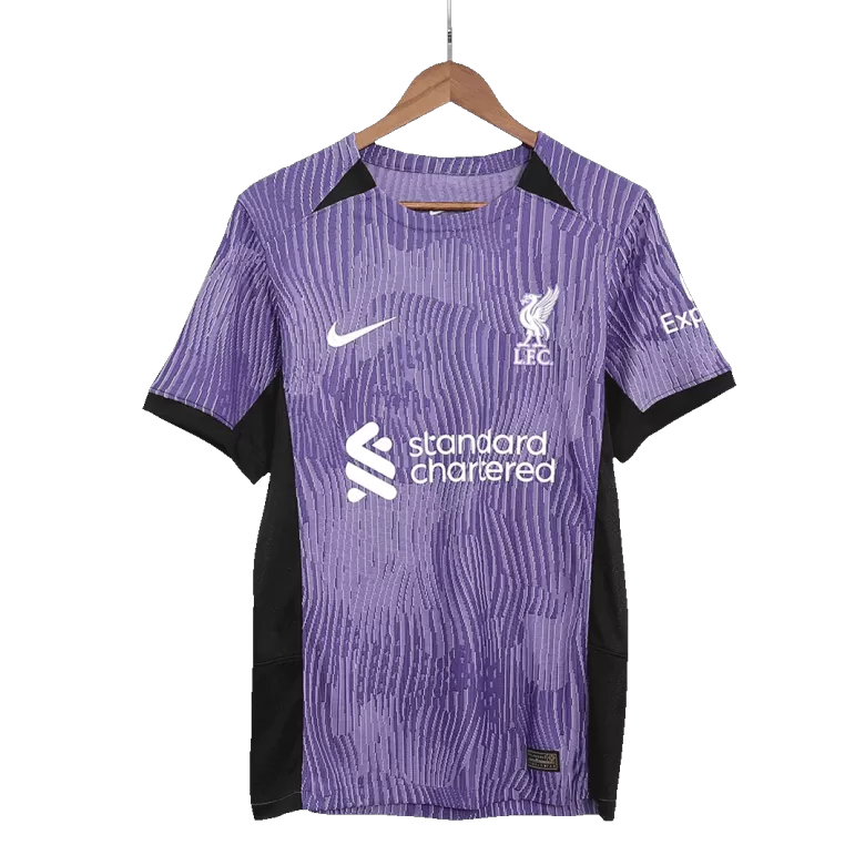 Authentic Liverpool Soccer Jersey VIRGIL #4 Third Away Shirt 2023/24 - bestsoccerstore