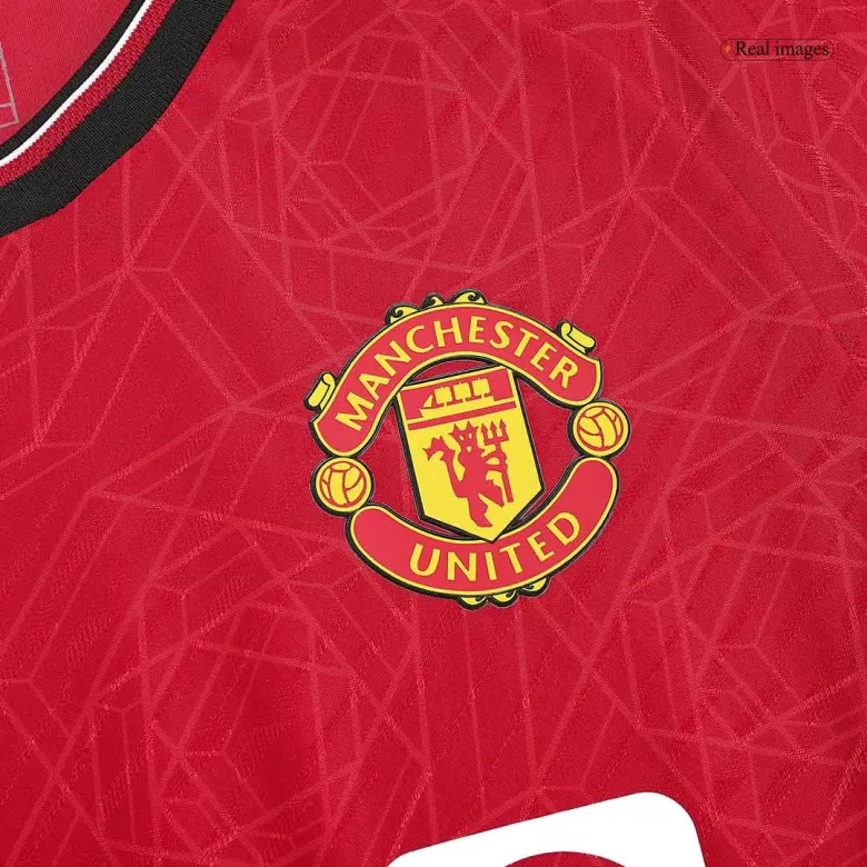 Manchester United Jersey Custom Home Soccer Jersey 2023/24 - bestsoccerstore