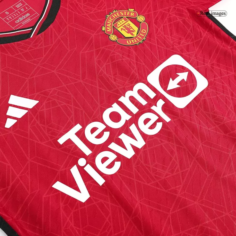 Manchester United Jersey Custom Home Soccer Jersey 2023/24 - bestsoccerstore