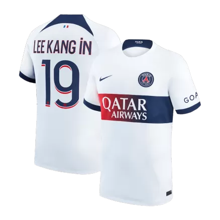 PSG Jersey Custom LEE KANG IN #19 Soccer Jersey Away 2023/24 - bestsoccerstore