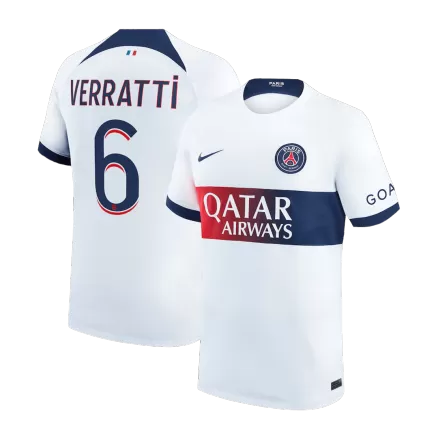 PSG Jersey Custom VERRATTI #6 Soccer Jersey Away 2023/24 - bestsoccerstore