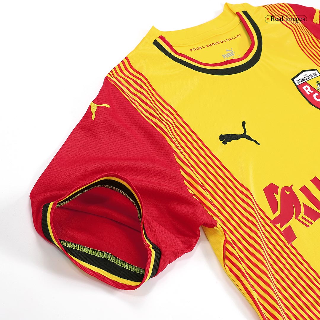 RC Lens Jersey Custom Soccer Jersey Home 2023/24