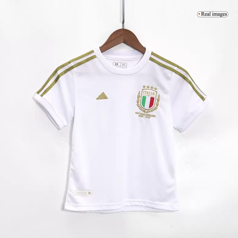 Kid's Italy 125th Anniversary Away Soccer Kits 2023 - bestsoccerstore