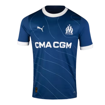 Marseille Jersey Custom Soccer Jersey Away 2023/24 - bestsoccerstore