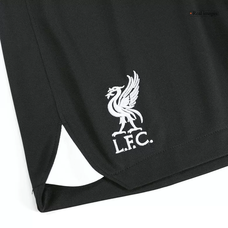 Liverpool Shorts Custom Away Soccer Shorts 2023/24 - bestsoccerstore