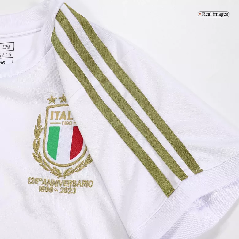 Kid's Italy 125th Anniversary Away Soccer Kits 2023 - bestsoccerstore