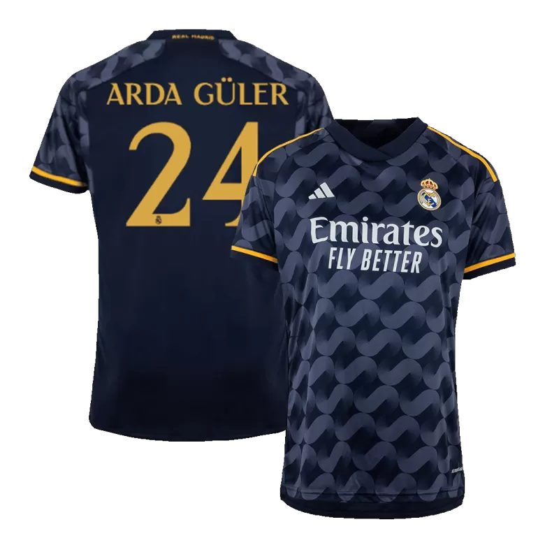 Real Madrid Jersey Custom ARDA GÜLER #24 Soccer Jersey Away 2023/24 - bestsoccerstore