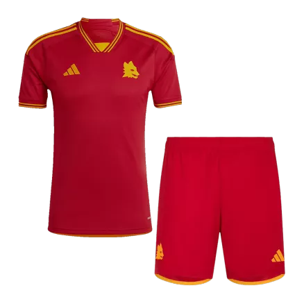 Roma Home Soccer Uniform Kits 2023/24 - bestsoccerstore