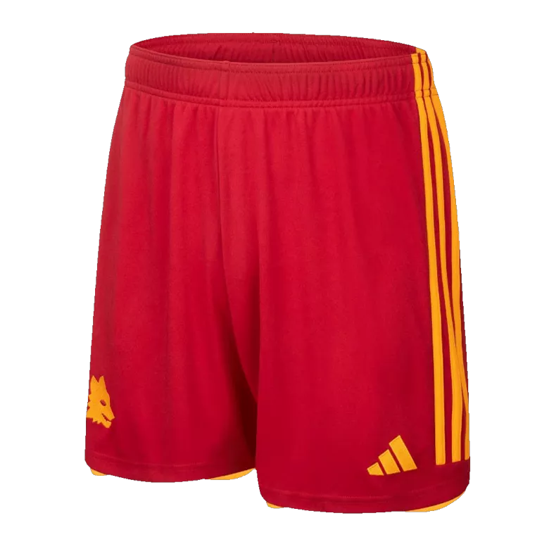 Replica Roma Shorts Custom Home Soccer Shorts 2023/24 - bestsoccerstore