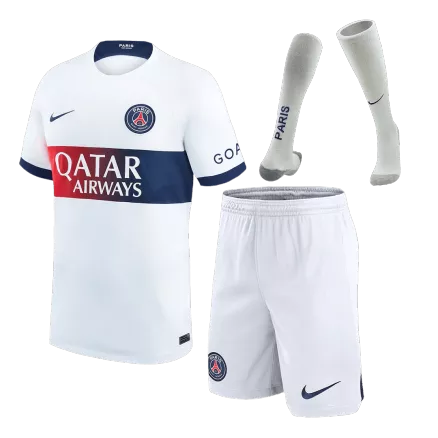 Men's PSG Whole Kits Custom Away Soccer 2023/24 - bestsoccerstore