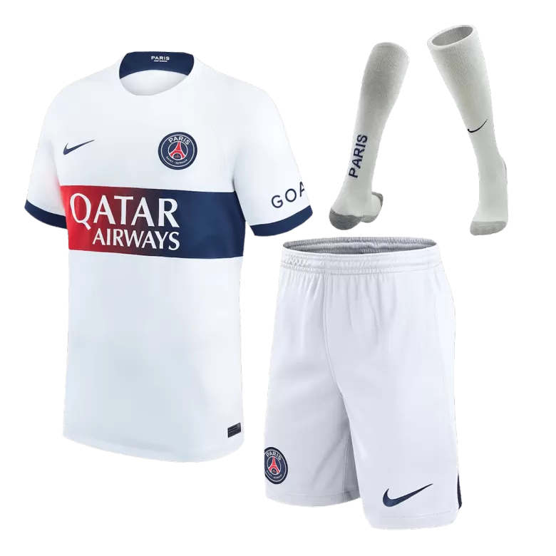 Men's PSG Whole Kits Custom Away Soccer 2023/24