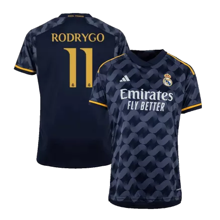 Real Madrid Jersey Custom RODRYGO #11 Soccer Jersey Away 2023/24 - bestsoccerstore