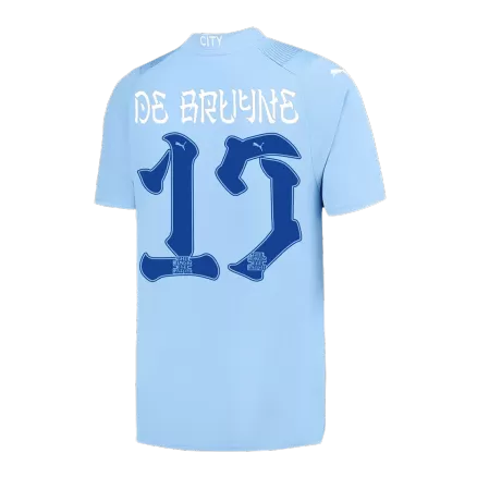 DE BRUYNE #17 Manchester City Soccer Jersey Home Shirt 2023/24 - Japanese Tour Printing - bestsoccerstore