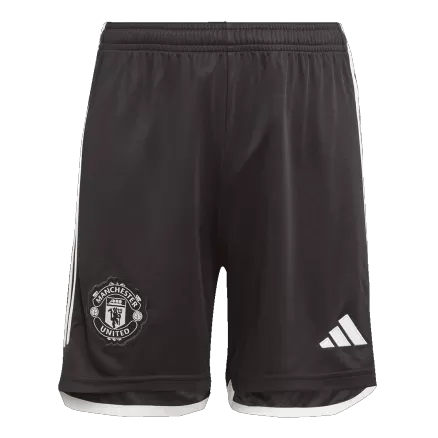 Manchester United Shorts Custom Away Soccer Shorts 2023/24 - bestsoccerstore