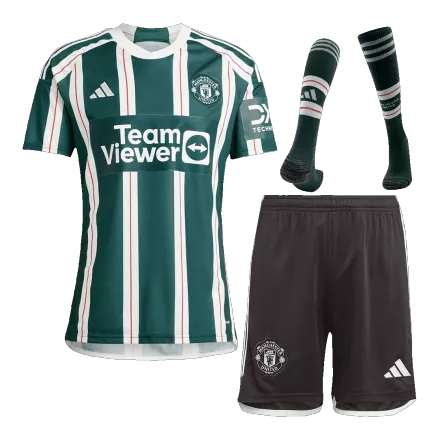 Manchester United Jersey Custom Away Soccer Jersey 2023/24 - bestsoccerstore