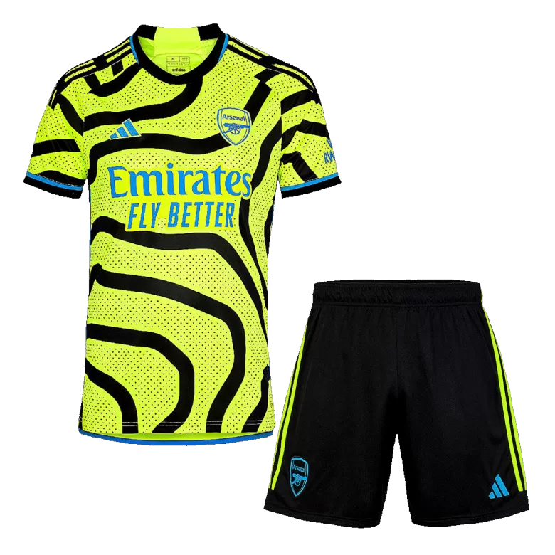 Arsenal adidas 2023/24 Away Authentic Patch Jersey - Yellow