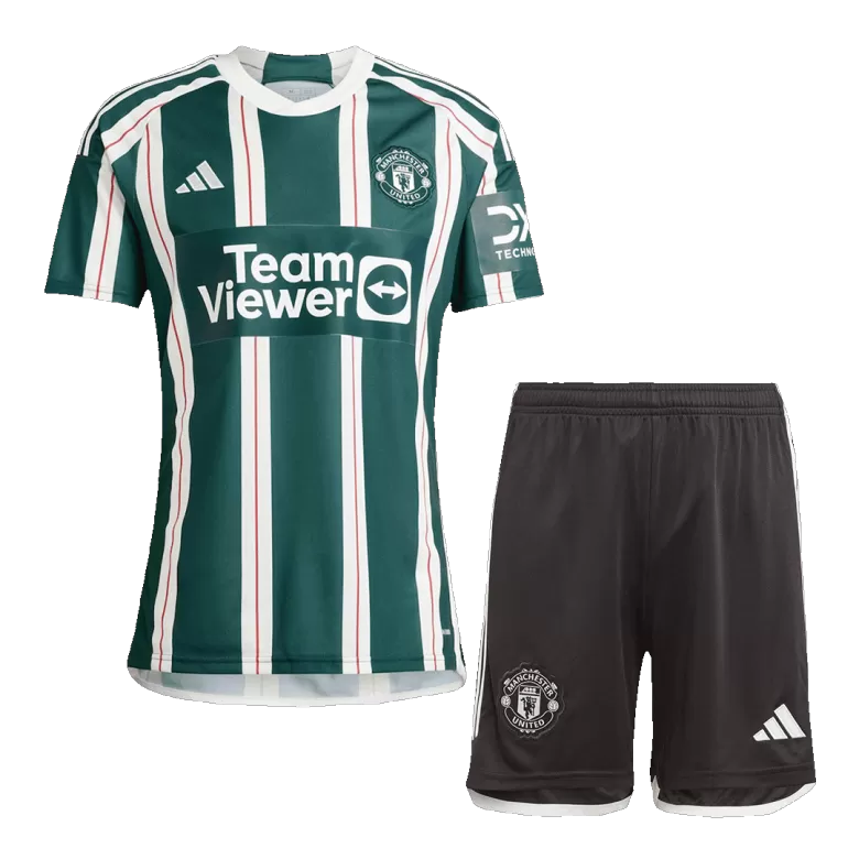 Men's Adidas Casemiro Green Manchester United 2023/24 Away Authentic Player Jersey Size: Medium