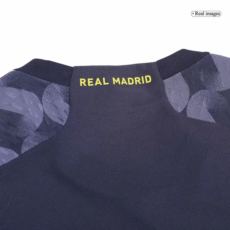 Authentic Real Madrid Soccer Jersey Custom Away Shirt 2023/24 - bestsoccerstore