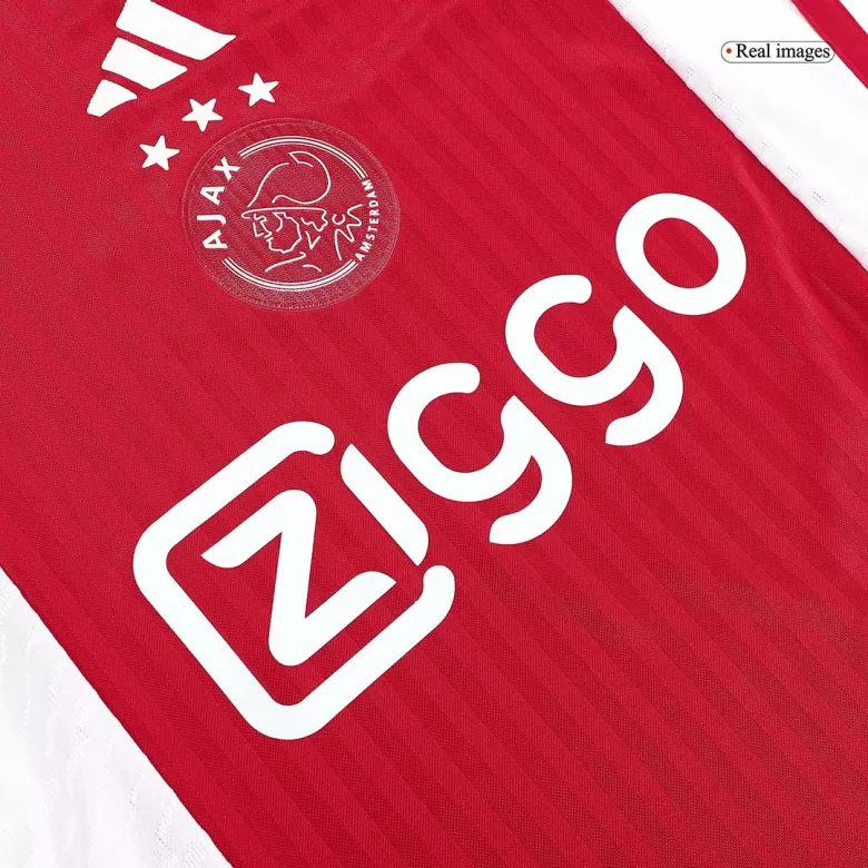 Authentic Ajax Soccer Jersey Custom Home Shirt 2023/24 - bestsoccerstore