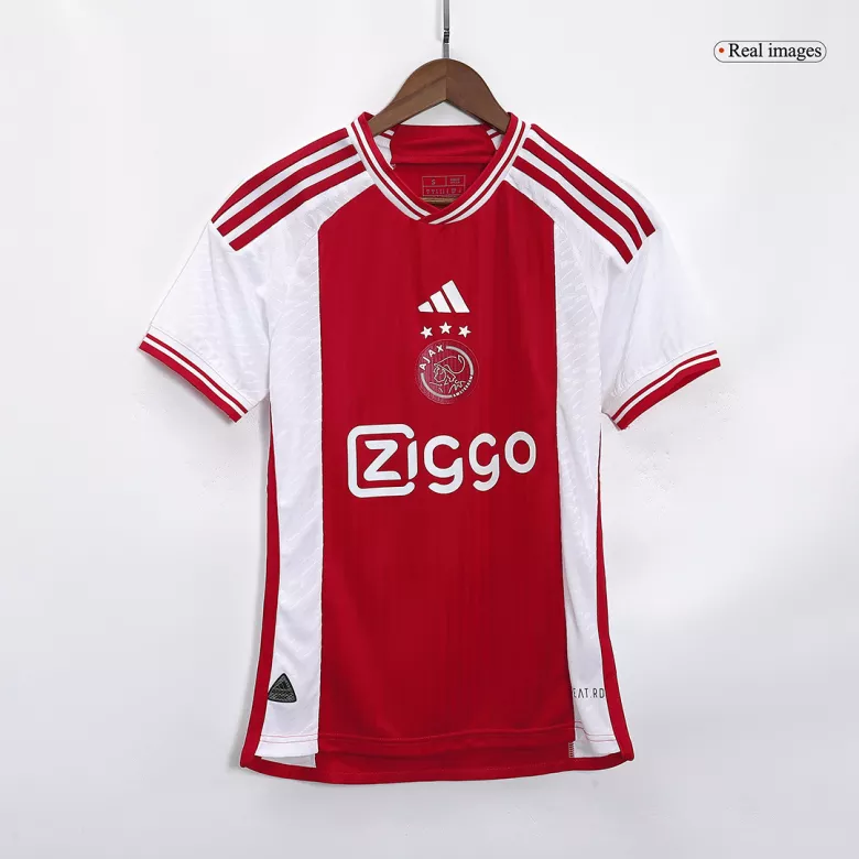 Authentic Ajax Soccer Jersey Custom Home Shirt 2023/24 - bestsoccerstore