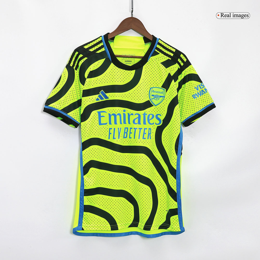 Youth Adidas Gabriel Jesus Yellow Arsenal 2023/24 Away Replica Player Jersey Size: Extra Large