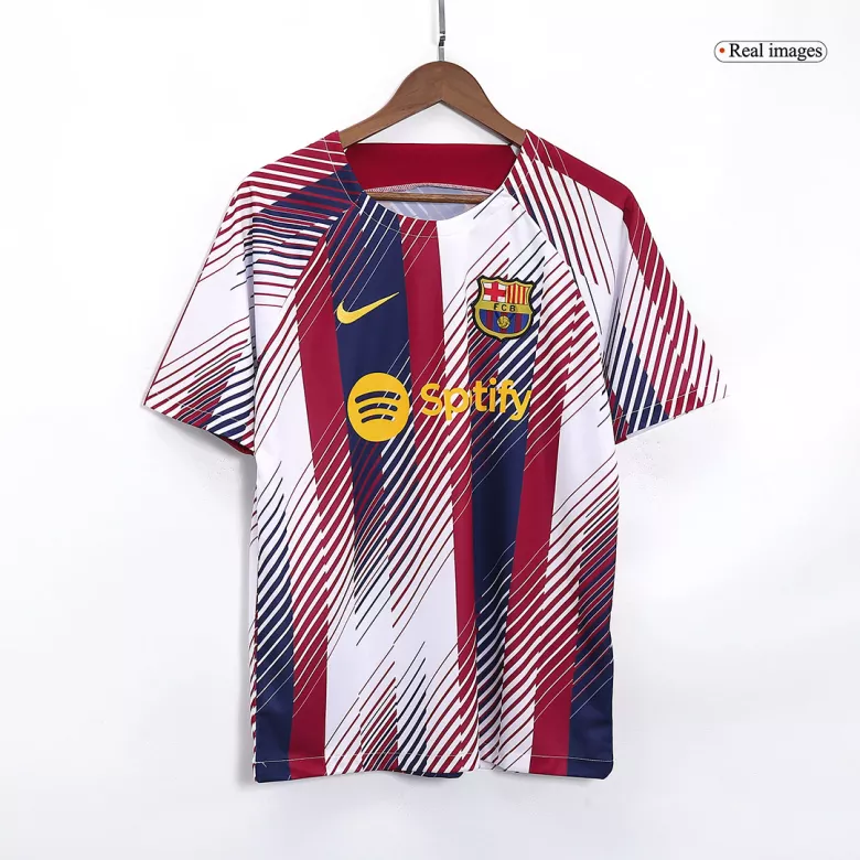 Barcelona Jersey Custom Pre-Match Soccer Jersey 2023/24 - bestsoccerstore